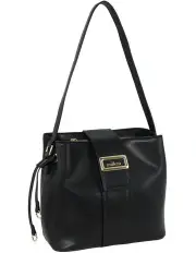 [Milleni] Vegan Leather Fashion Mini Tote Bag in Black