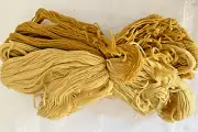 Needlepoint Crewel Tapestry Yarn 100% Virgin Wool 5 Ounces Gold and Yellow New