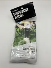 Kwik Goal Adult Shin Guard Compression Sleeves, Black, Damaged Pack