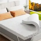 zibroges Memory Foam Mattress Topper - 3 Inch Gel Mattress Pad for Pressure R...