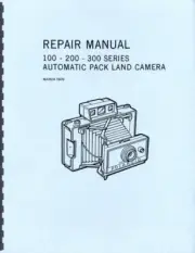 Polaroid 100-200-300 Series Cameras Service & Repair Manual Reprint