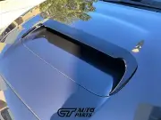 Gloss Black Front Bonnet Scoop Vent Cover Trim For 15-21 Subaru WRX LEVORG STI