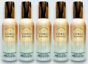 5 Bath & Body Works VANILLA ROMANCE Room Spray Perfume Mini 1.5 oz