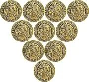 Knight's Valor Christian Challenge Coin with Inspirational Creed (Pack of 10)