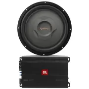 JBL Stage 3001 Subwoofer Amplifier Bundle with Infinity 12" Car Audio Subwoofer