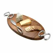 Nambé Nambe MT0518 Infinity Cheese Charcuterie Board 22.5"x10" Alloy Wei Young