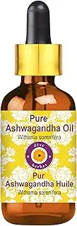 Deve Herbes Pure Ashwagandha Oil (Withania somnifera) with Glass Dropper 30ml (1 oz)