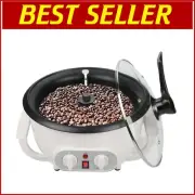 110V Electric Coffee Roaster with Timer & Temperature Control for Home Brewing