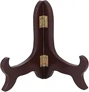 ULTECHNOVO Wooden Plate Display Stand, Plate Stands Plate Holder Picture Frame Stand Easel Stand for Display