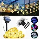 Solar Powered 100LED String Light Garden Path Yard Decor Lamp Outdoor Waterproof