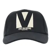[VALENTINO GARAVANI] VALENTINO GARAVANI 'Chez Valentino' baseball hat Woman 58 58 Black