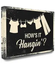 Stupell Industries Hows It Hanging Laundry Line Industrial