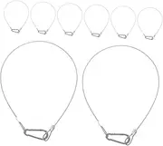 BUGUUYO Flexible 480mm Safety Cable Lock Set 8pcs for Towing Luggage Stage Light Hook