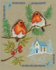 Diane Arthurs Counted Cross Stitch Pattern Leaflet ~ Peaceful Birds