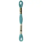 DMC 6-Strand Embroidery Cotton 8.7yd Light Teal Green