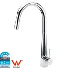 Chrome Round Pull Out Spout Sprayer Kitchen Sink Tap Laundry Basin Faucet Mixer