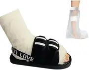 Universal Post Op Shoe Cast Shoes Adjustable Straps Lightweight Medical Walking Shoes For Foot Injuries Postoperative Recovery Easy To Put On And Take Off 1 PC