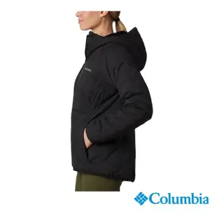 【Columbia 哥倫比亞 官方旗艦】女款- Omni-Wind Block防風連帽外套-黑色(UWK02470BK / 2022年秋冬)