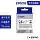 EPSON LK-6WBVS S656419標籤帶(線材標籤系列)白底黑字24mm 公司貨