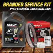 Oil Air Fuel Filter + 5L PRO20W50 Service Kit for Chrysler Valiant VE 6cyl 67-70