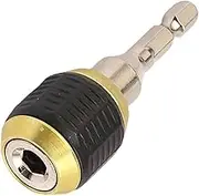 Hex Shank Bit Holder, Chrome Vanadium Steel Metal Bit Extension Rod, Versatile Replacement Parts for Home Improvement Commercial Use