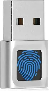 LICAEVEY USB Fingerprint Reader, Mini Fingerprint Scanner, 360° Touch, Speedy Matching, Biometric, Portable, Win10/11 Compatible