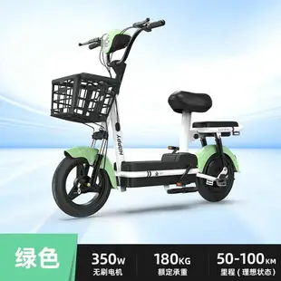 新國標電動車成人兩輪電動自行車鋰電池小型電瓶車雙人助力代步車