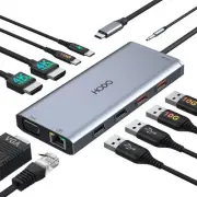 USB C Docking Station Laptop Docking Station Dual Monitor for Dell HP Lenovo ...