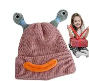 [Generic] Cute Tentacle Glow Hats - Light up Sausage Mouth Design Knit Hat,Comfortable and Soft Beanie Hat Glow Hats for Winter Cold Weather