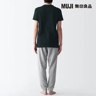 【MUJI 無印良品】男棉質無側縫天竺圓領短袖T恤(共2色)