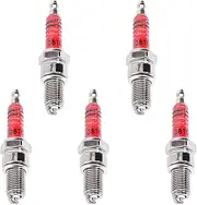 5Pcs Spark Plug D8TC 125cc 150cc 200cc 250cc CG125 CF250 CH250 ATV GY6 Quad Scooters Pit Dirt Bikes Suzuki ATV