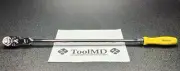 Snap-on Tools NEW CLASSIC YELLOW 1/2" Drive X-Long Flex-Head Ratchet SHLFD80A