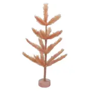 Northlight Pastel Peach Sisal Pine Artificial Easter Tree 24-Inch