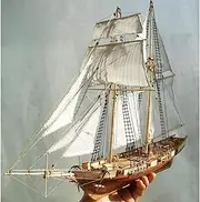LOSTIS 1/96 Scale Antique Ship Model 847 Wooden Sailing Boat DIY Hobby Boat 2024