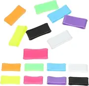 16Pcs Racket Grip Rings Non Skid Overgrips for Tennis Badminton Durable Replaceable Slip Bands for Enhanced Control Comfort Fit for Various