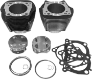 Revolution Performance [RP201-606W] Cylinder Kit 128" Black Highlighted Fins