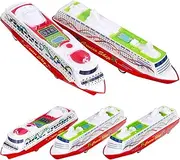 ERINGOGO Cruise Ship Toy 5pcs Simulation Steam Ship Model Pull-Back Ocean Toy for Boys and Girls Random Style