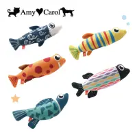 在飛比找momo購物網優惠-【Amy Carol】貓草玩具魚仔系列(貓草玩具)