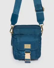 Navy Emma Lock Crossbody Bag