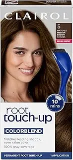 Clairol Root Touch-Up by Nice'n Easy Permanent Hair Dye, 5 Medium Brown Hair Color, Pack of 1