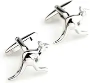 [Clinks Australia] Australian Silver Kangaroo Cufflinks