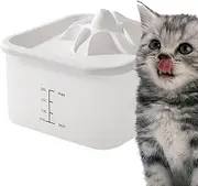 Cat Water Dispenser - Volcano Eruption Shape Silent Kitten Water Dispenser,Large Capacity Pet Feeding Supplies, Small Animal Drinking Tank for Indoor Use
