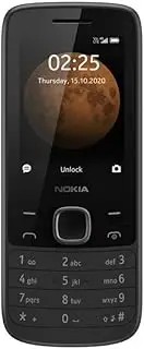Nokia 225 4G Mobile Phone 2.4" 4GB RAM 64GB ROM VGA Camera Battery 1150mAh Dual SIM Black [ES/PT Version]