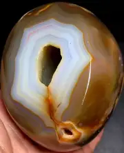 750g WOW! Agate Geode! NATURAL CARNELIAN CRYSTAL QUARTZ Geode Agate k795
