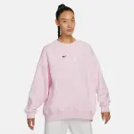 【NIKE 耐吉】女 運動上衣 大學T 刷毛 寬鬆版 OVERSIZE SPORTSWEAR FV4012-663