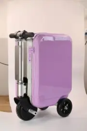 Ride-On Electric Suitcase Scooter – TSA Approved, Lightweight, 12km Travel Range