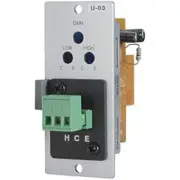 NEW TOA U-03S Unbalanced Line Input Module for 900 Series Mixer/Amps U03S
