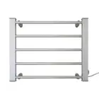 Pronti Heated Towel Rack Electric Bathroom Towel Rails Warmer Ev-90- Silver