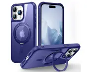 IPhone 15 Pro Case,Compatible With MagSafe,Military-Grade Protection,Scratch-Resistant Back-Blue