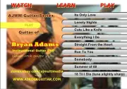 Custom Guitar Lessons - Learn Bryan Adams - DVD Video